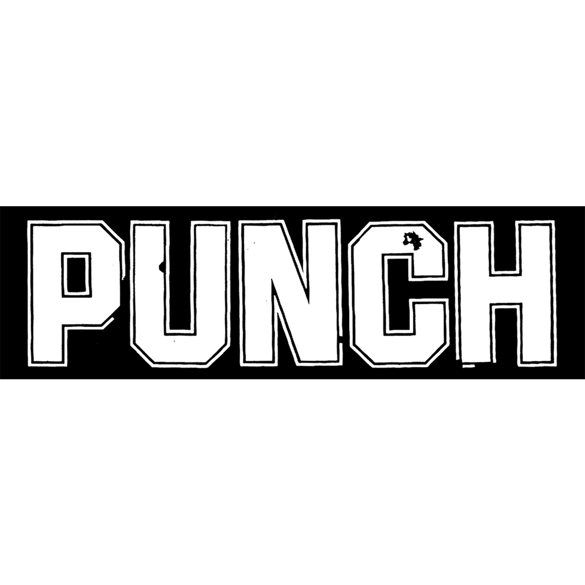 Punch "Logo" Sticker