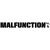 Malfunction "Giant Logo: White" Sticker
