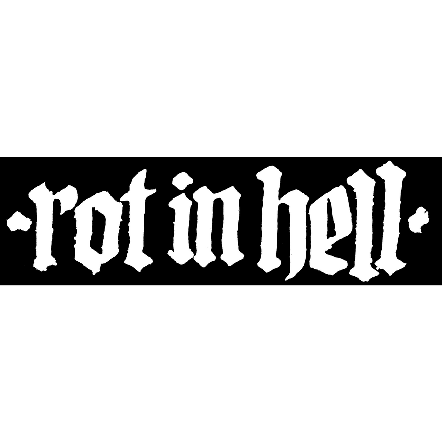 Rot In Hell "Logo" Sticker
