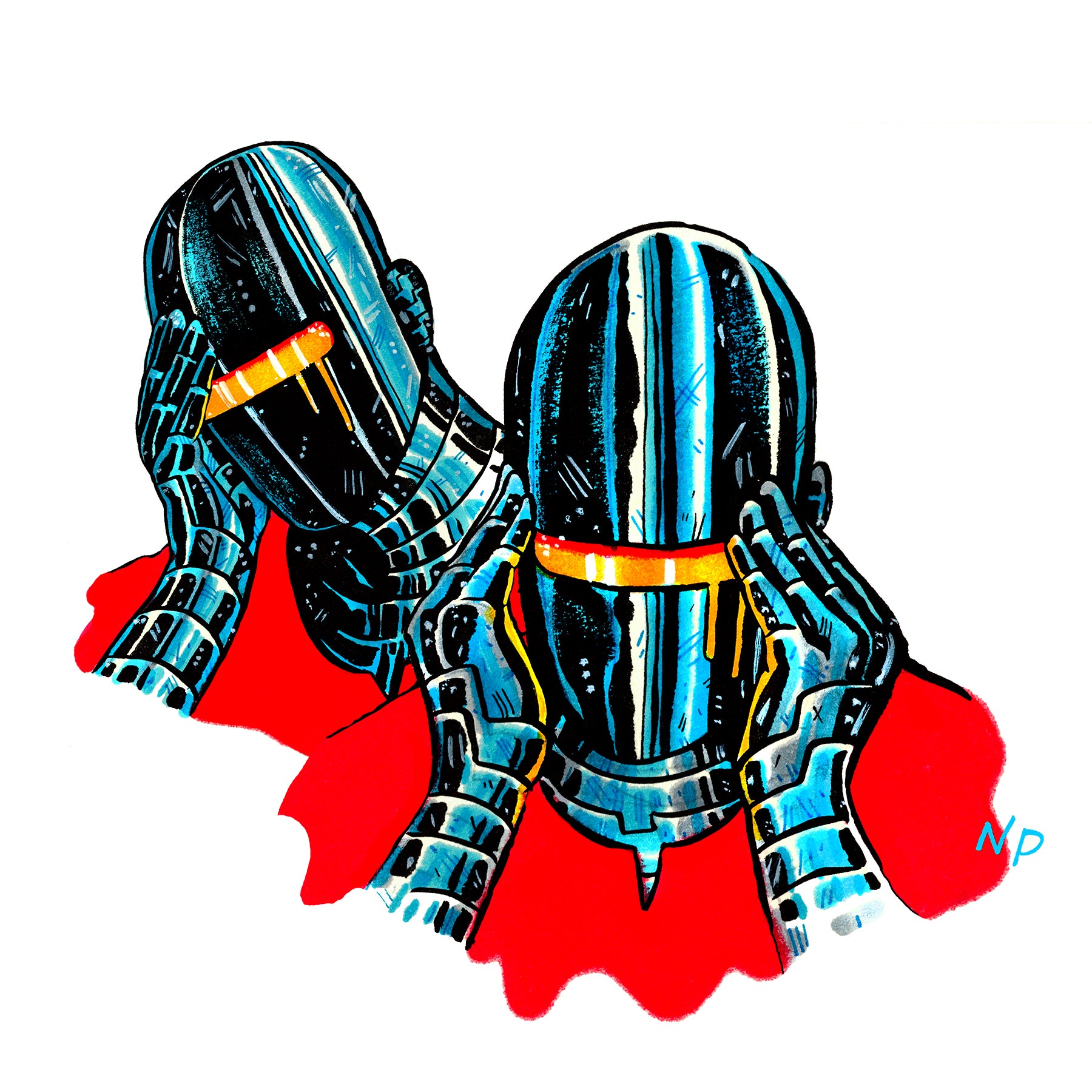 Nick Pyle "Troubled" Giclee Print