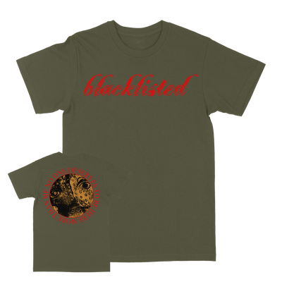 Blacklisted “No One: Logo” Military Green T-Shirt