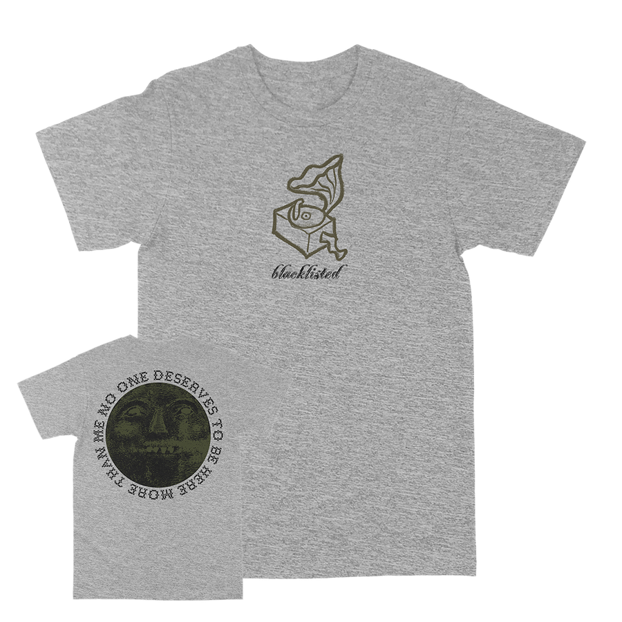 Blacklisted “No One: Phonograph” Heather Grey T-Shirt
