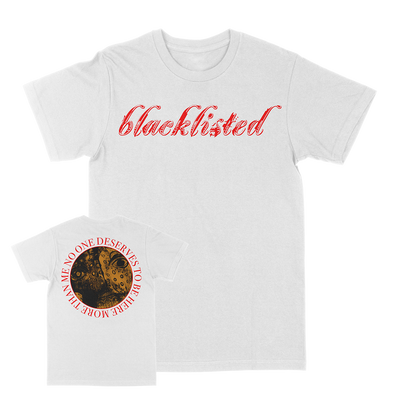 Blacklisted “No One: Logo” White T-Shirt