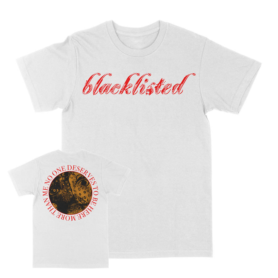 Blacklisted “No One: Logo” White T-Shirt