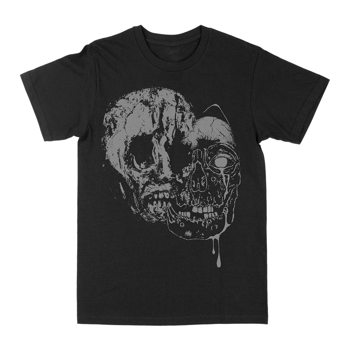 END / Cult Leader "Mashup: Silver" Black T-Shirt