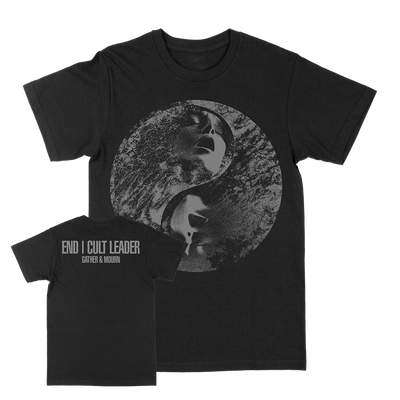 END / Cult Leader "Gather & Mourn: Silver" Black T-Shirt