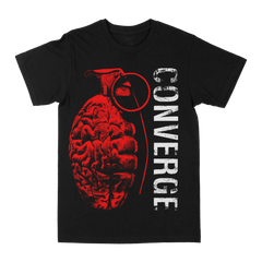 ◆LEE◆ Big Twitch Logo Dying T-Shirt Charcoal Twitch Glitch Logo Tee - Black L : Buy Online at Best Price