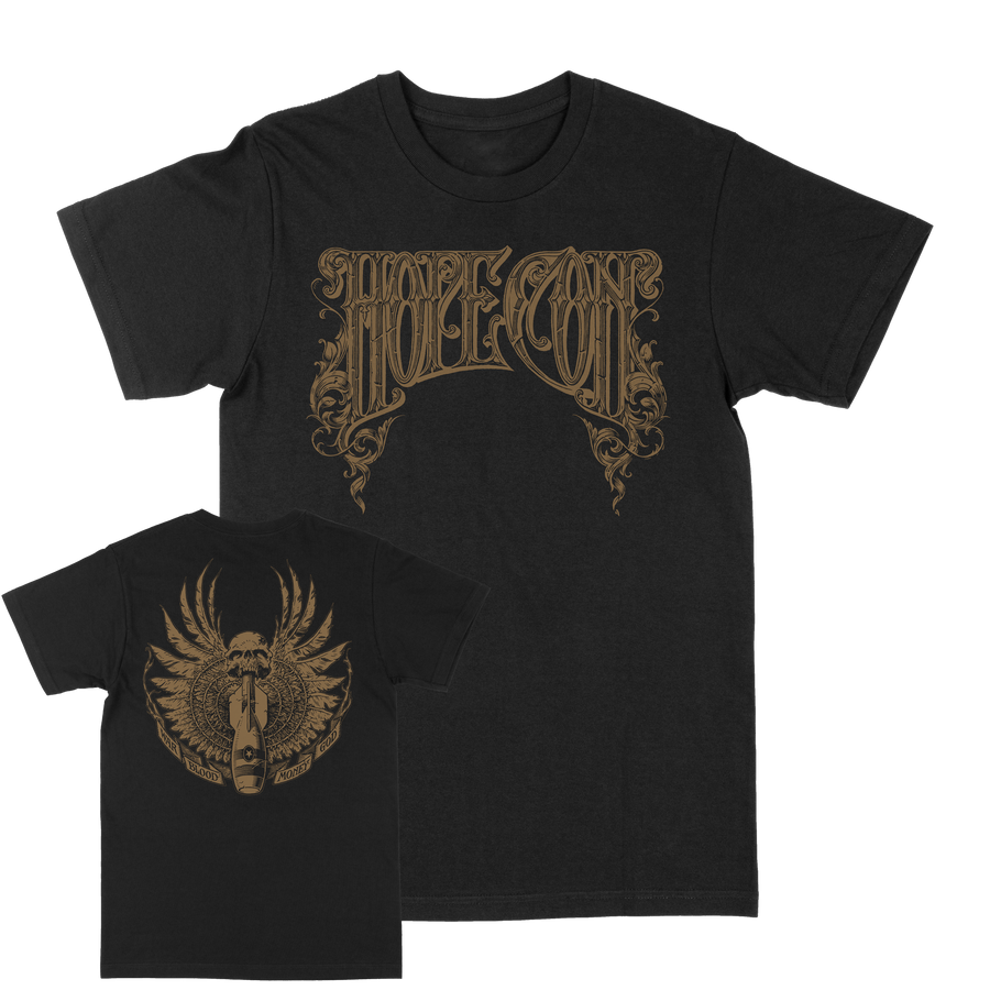 The Hope Conspiracy "Crest: Gold" Black T-Shirt