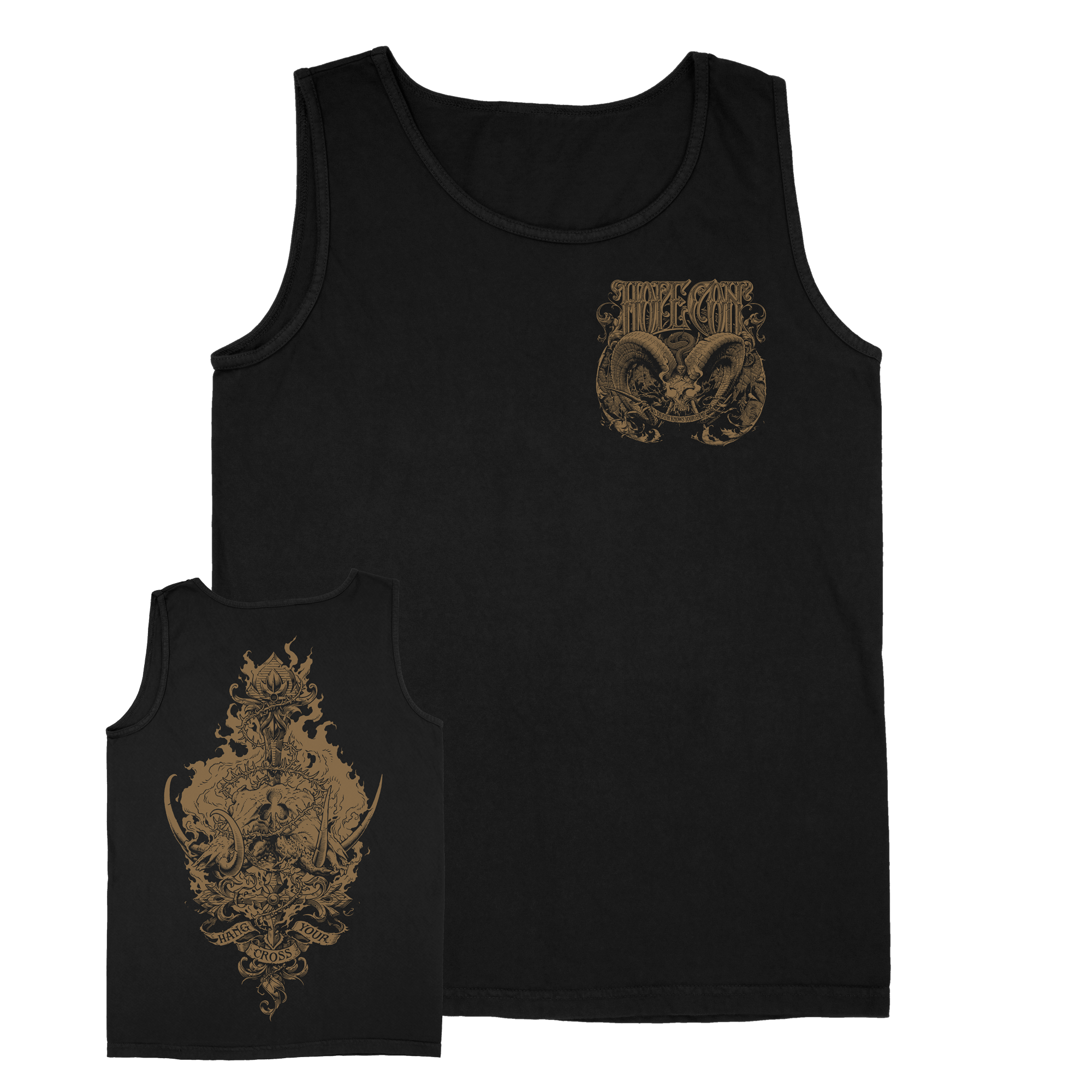 The Hope Conspiracy "Death Knows Your Name: Gold" Tank Top