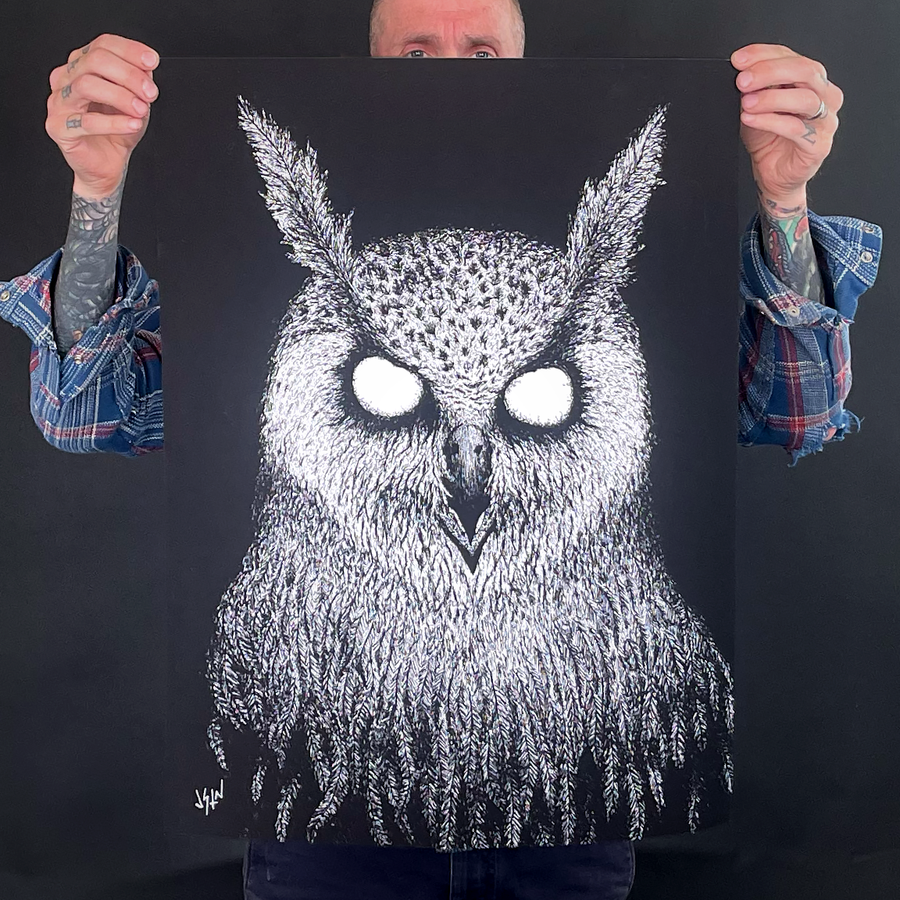 VBERKVLT "Owl" Giclee Print