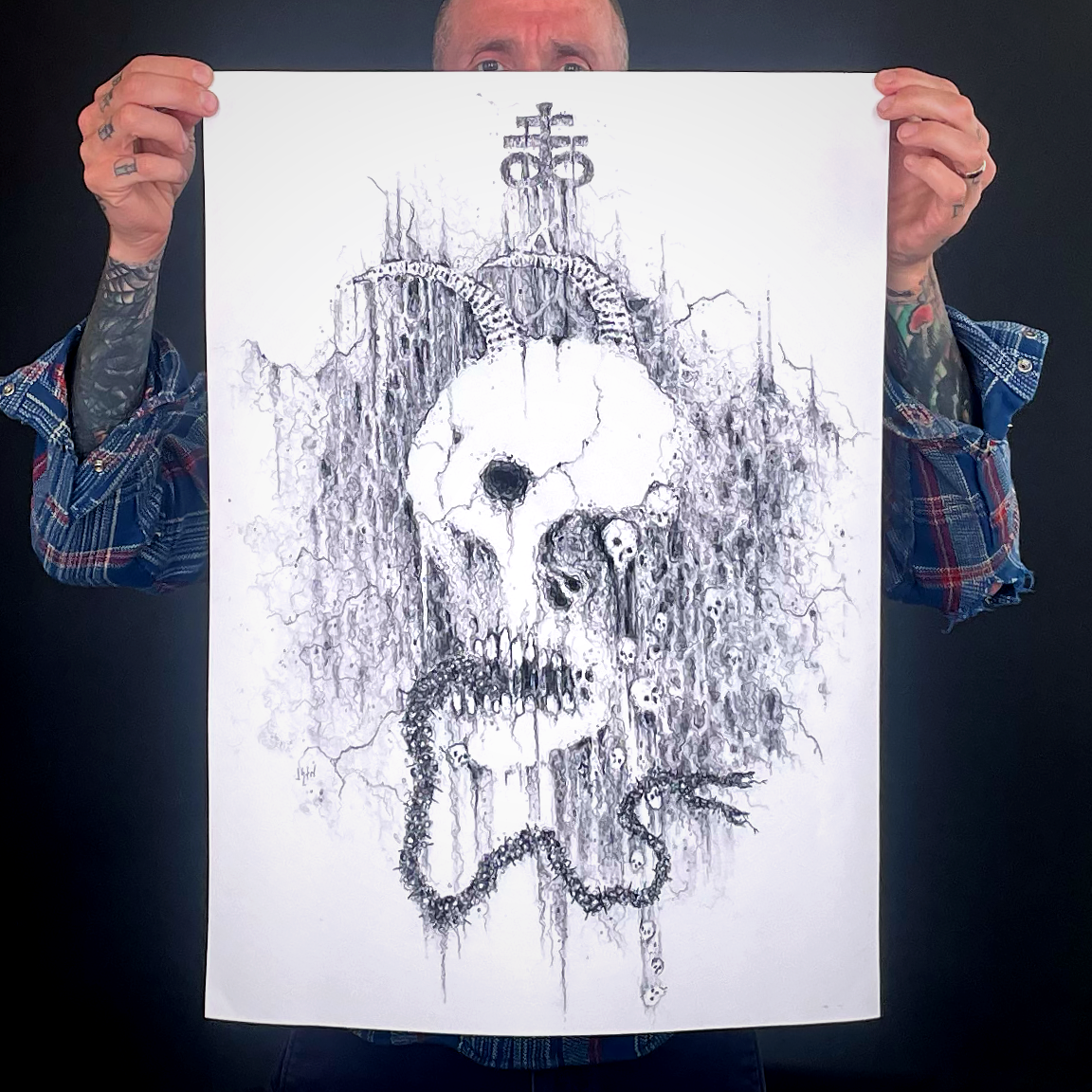 VBERKVLT "Skull Tongue" Giclee Print