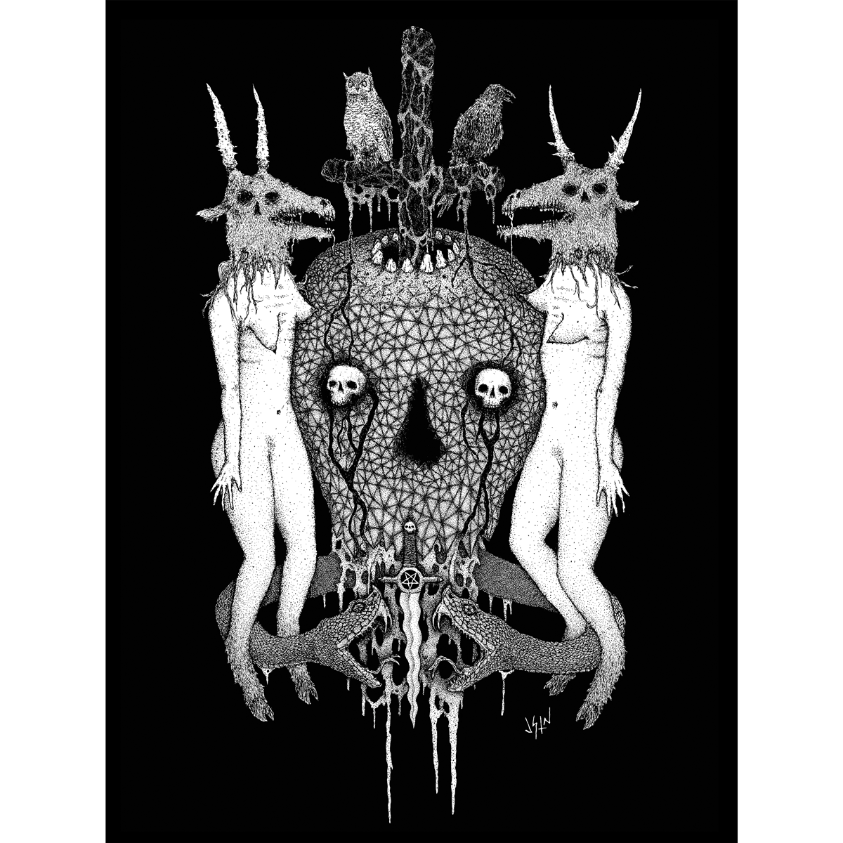 VBERKVLT "Witch Serpent" Giclee Print