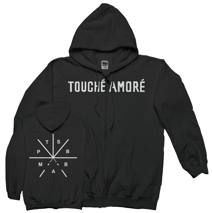 Touche Amore "Logo" Zip-Up Sweatshirt