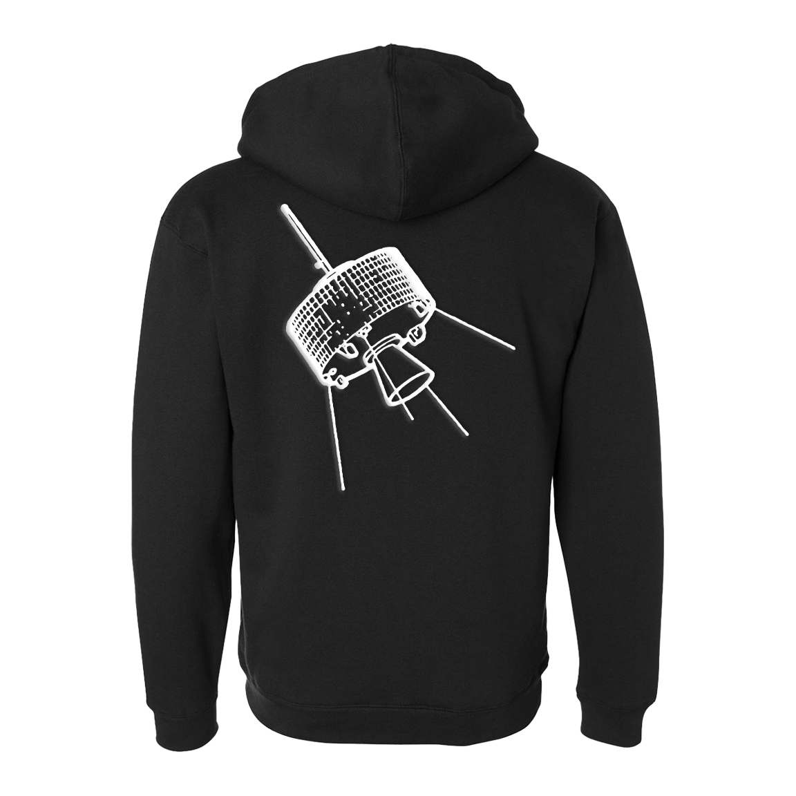 Cave In “Satellite” Premium Embroidered Fleece Zip Up Sweatshirt